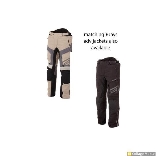 RJAYS Adventure mens pants w braces - zip out membrane
